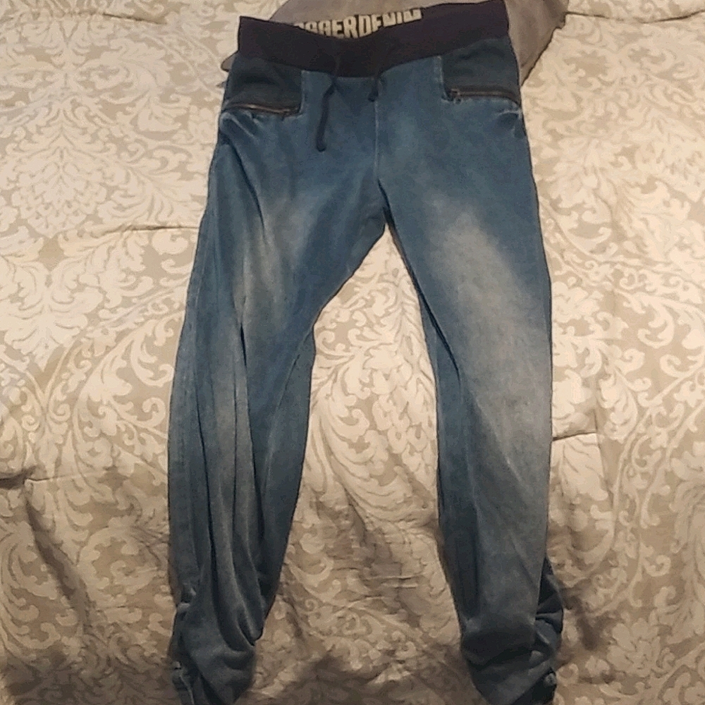 Jean joggers